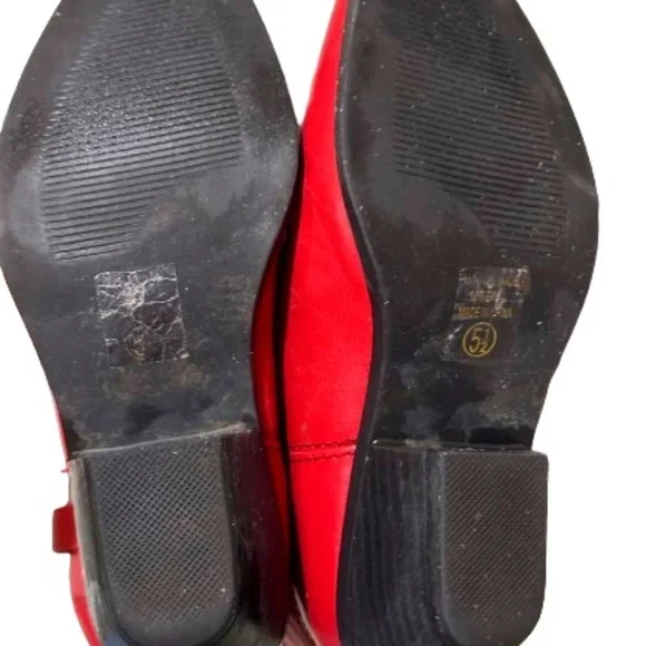 Striking Red Cowgirl Western boots! Size 5.5 - Picture 7 of 8